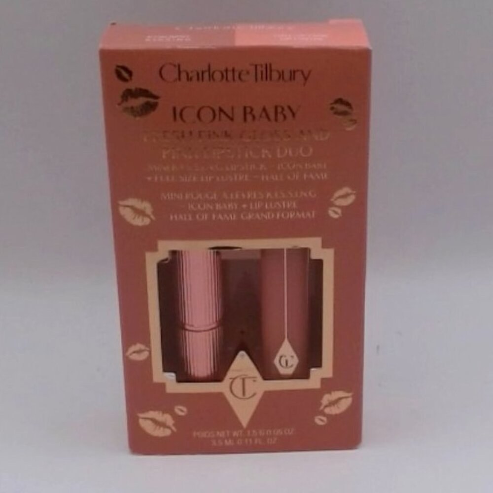 Charlotte Tilbury‎ K.I.S.S.I.N.G Lipstick and Lip Gloss Duos, BRAND NEW IN BOX